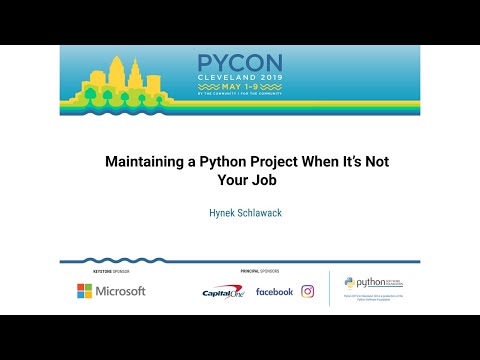 Maintaining a Python Project When It’s Not Your Job