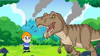 Imagine, de repente, parar na Terra dos Dinossauros! | 🎶TERRA DOS DINOSSAUROS🎶🦕🦖