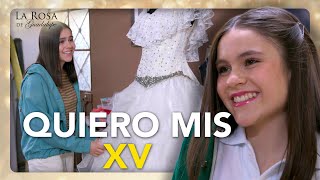 Beca quiere fiesta de XV años, pero su prima LE BAJA al CHAMBELÁN | UNA FLOR TAMBIÉN ES ROCA 3/4