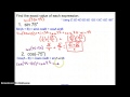 Trigonometric Identities and Calculations