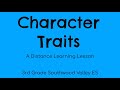Understanding Character Traits and Actions