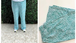 Coudre un pantalon simple facile à réaliser # couture Madalena