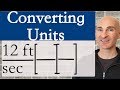 Unit Conversion and Speed Calculations
