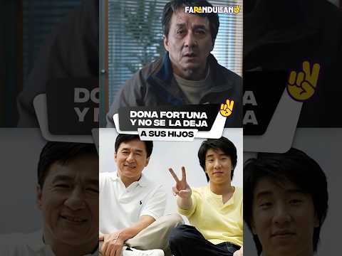 Critican a Jackie Chan por donar su fortuna y no dársela a sus hijos.