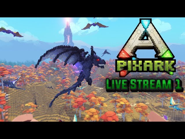 Our First Pixark Livestream!! | PixArk Gameplay PC | Livestream 1 / Episode 8