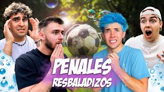 ¡CASI M0R1M0Z! Jugando PENALES RESBALADIZOS (Mariano Razo, Patricio Razo y Diosdado Juárez)