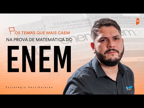 O que mais cai em Matemática no ENEM #enem2024