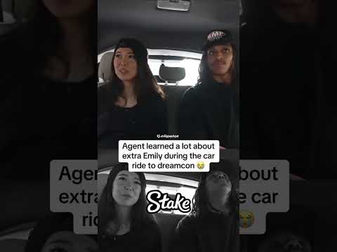 Agent learned a lot about extra Emily during the car ride to dreamcon 😭 #agent00 #extraemily