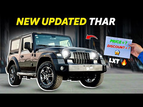 New Updated Thar LXT Diesel 🔥| Thar RWD @ ₹12.19 Lakh 😍|