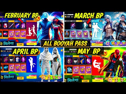 February Booyah Pass free fire 2025 | Next Booyah Pass Free Fire February Booyah Pass |Booyah Pass