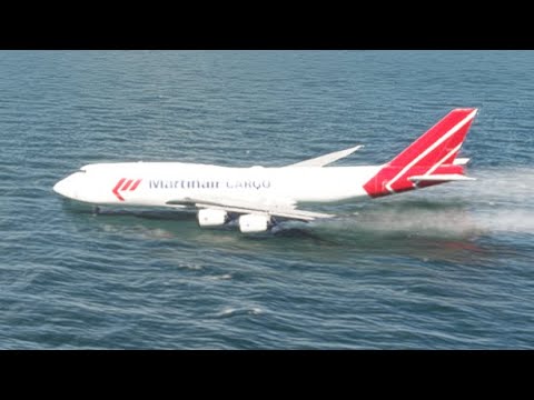 The greatness of the MARINAIR CARGO aircraft when it landed at Entebbe Intl airport