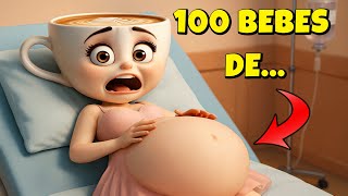 BALLERINA CAPPUCCINA EMBARAZADA DE 100 BEBÉS 😱 ¿el padre es Capuchino Asesino? Animación Brainrot