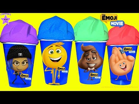 EMOJI LA PELICULA HELADOS SORPRESA ARENA KINETICA BOLSITAS SORPRESAS, HUEVOS ESTRELLITA JUGUETES