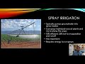 Irrigation Methods and Water Management