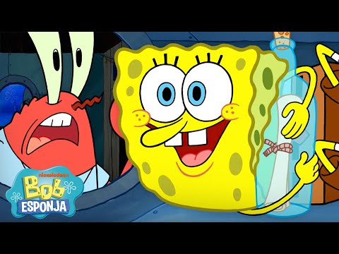 Bob Esponja | Todos os Esconderijos da Fórmula do Hambúrguer de Siri! 🍔 | Compilação | Português