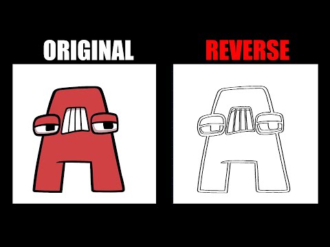 Revese Alphabet Lore But in Picture (A-Z..) | Alphabet Lore Meme Animation - TDC Lore