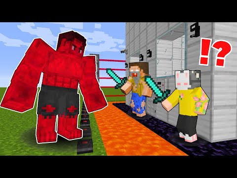 RED HULK VS Most Secure House In Minecraft