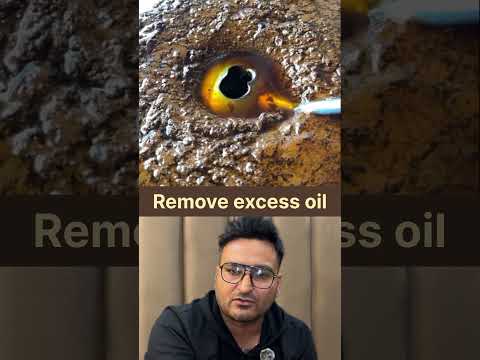 Remove excess oil tools