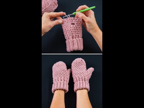 How to crochet cozy Mittens in a simple way! Beginners Tutorial! Miarti🧶