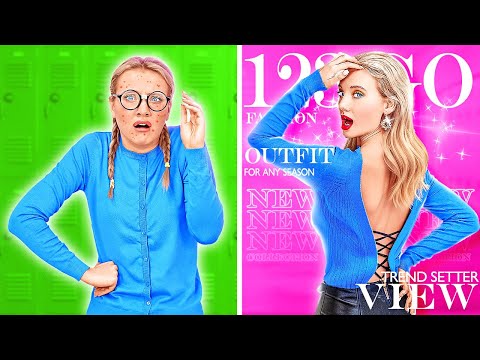 From Messy Nerd To Popular Model! Extreme Beauty Transformation by 123 GO!