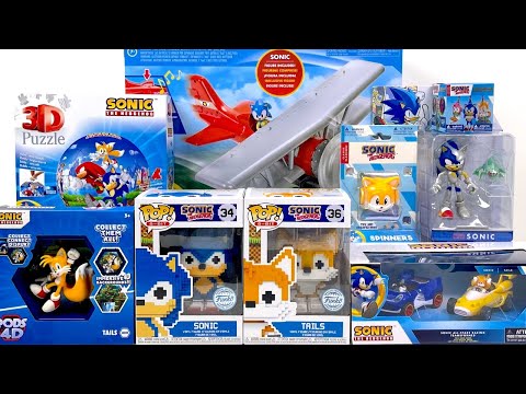 Sonic the Hedgehog Toy Collection Unboxing ASMR | toy review | Tornado Biplane | Sonic Tails Toys