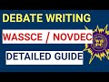Debate Writing Essentials