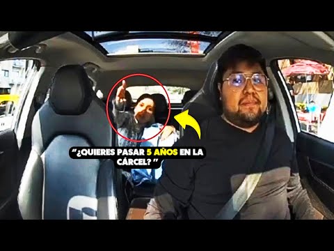 Lady Uber AMENAZA con 5 Años De CARCEL a Conductor de Uber.