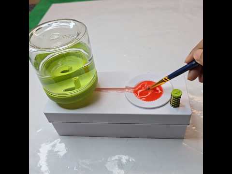Cute brush washer😍🤗🎨 #artsupplies #artshorts