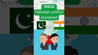 India vs Pakistan Conflict Explained in 60 Seconds 🇮🇳🇵🇰#shorts