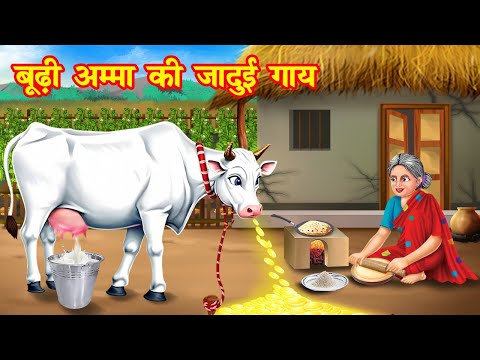 बूढ़ी अम्मा की चमत्कारी जादुई गाय | budi amma ki jadui gaay | Jadui Kahaniya | Moral stories | kahani