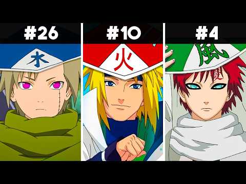 I ranked the Worst Kages, and Minato barely made it to top 10!