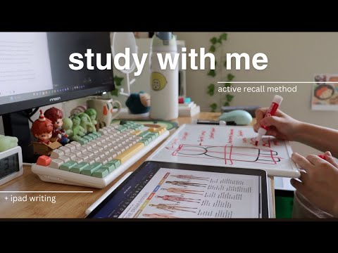 1 hour study with me (animal crossing piano + study sounds, no mid-roll ads)