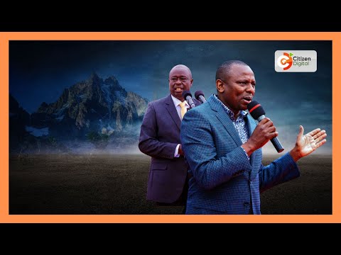 YouTube video thumbnail: Mt. Kenya Leaders Rebuke Gachagua Over Divisive Remarks