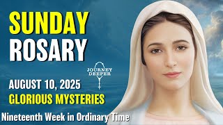 Sunday Rosary ❤️ Glorious Mysteries of the Rosary ❤️ August 10, 2025 VIRTUAL ROSARY