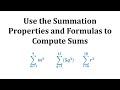 Summation and Exponential Functions