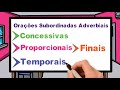 Oração Subordinada Adverbial