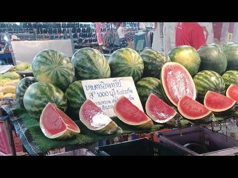 Bangkok Street Market ဘန်ကောက်ရပ်ကွက် ညနေဈေးလေးစခင်းနေပါပြီ