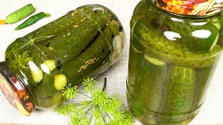 Хрустящие маринованные огурчики на зиму без уксуса и стерилизации