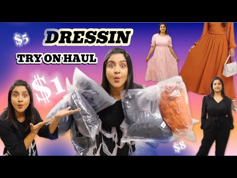 DRESSIN💜TRY ON CLOTHING HAUL |AFFORDABLE CLOTHING ONLINE STORE