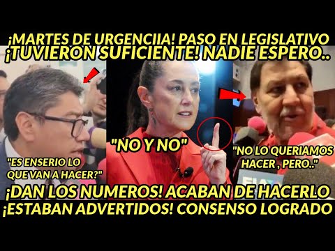 MARTES DE URGEENCIA! ACABA DE PASAR EN LEGISLATIVO FUE SUFICIENTE CONSENSO ADIOS DAN LOS NUMEROS