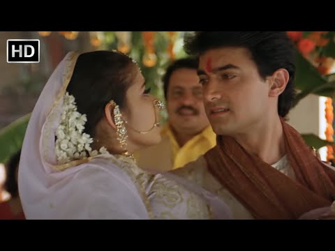 Mann Climax - तुम्हारा मरते दम तक साथ निभाएंगे - Aamir Khan, Manisha Koirala - Best Scene HD