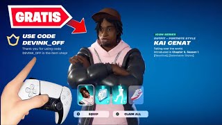 COMO CONSEGUIR GRATIS SKIN de *KAI CENAT* en FORTNITE 😱(SKIN KAI CENAT x FORTNITE)🔥