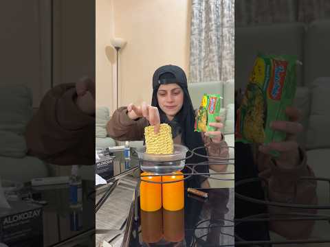 عمل اندومي ب15 دقيقة😂😂 ام سيف ونانو