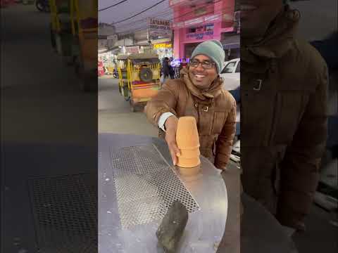Kesar Milk With Kulhad ? #streetfood #viralshort #shorts #trending