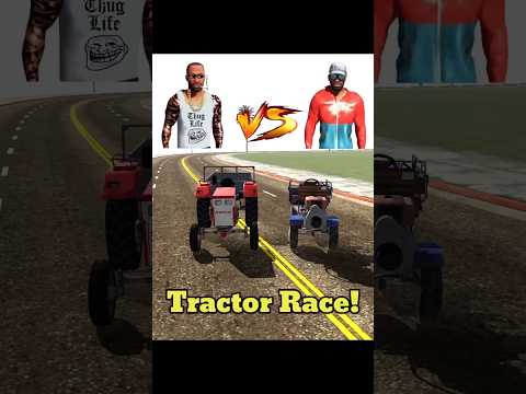 ট্রাকটার রেস করলাম 🏆 Indian Bike Driving 3D #viralvideo #gaming #indianbikedriving3d