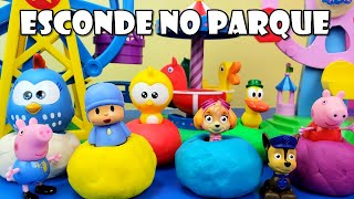 Mamãe Pig Ajuda Os Amiguinhos a Se Esconderem Da Tia Flá!