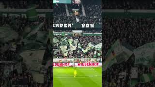 Support der Bremer Ostkurve beim 0:4 gegen den VfB Stuttgart, 14.12.2025