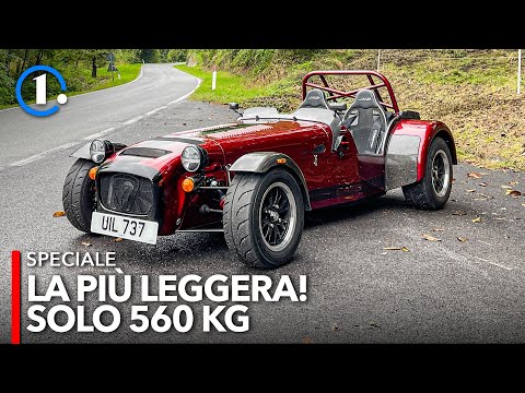 Che SPETTACOLO GUIDARE un'auto così LEGGERA! Caterham Seven 485