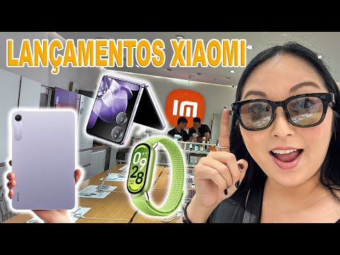 Primeiras impressões Xiaomi Mix flip 2 Redmi K Pad Xiaomi Band 10 Redmi k80 ultra YU7