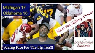 Michigan Stuns Oklahoma!! Saves Face For Big Ten!!